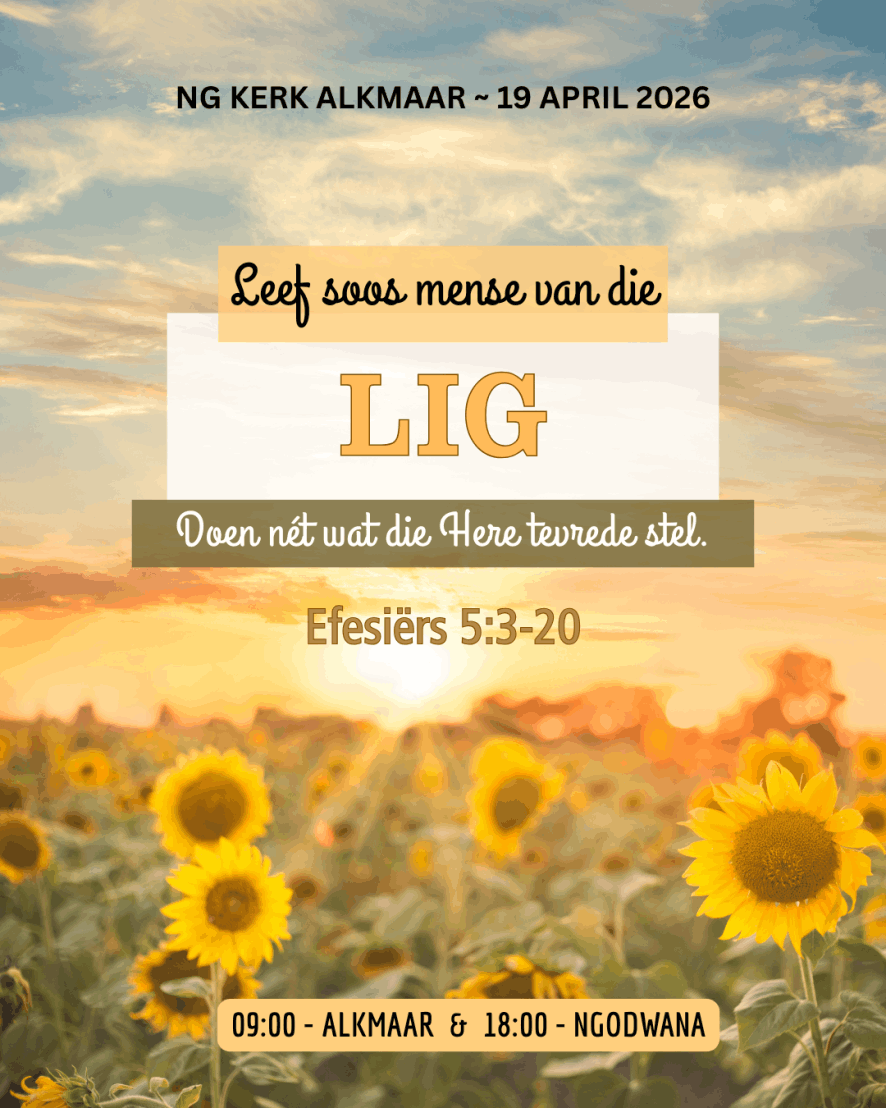 eerskomende sondag tema